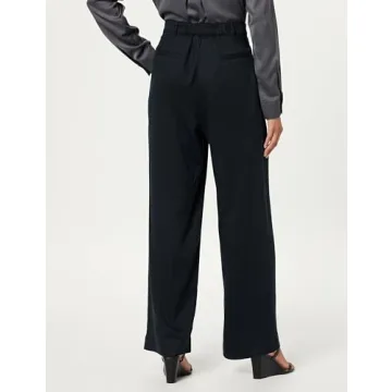 Amalia Relaxed Pleated Trousers - Style Meets Comfort