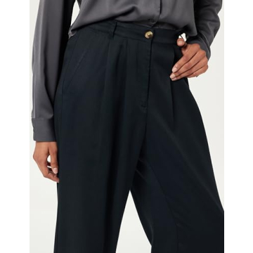 Amalia Relaxed Pleated Trousers - Style Meets Comfort