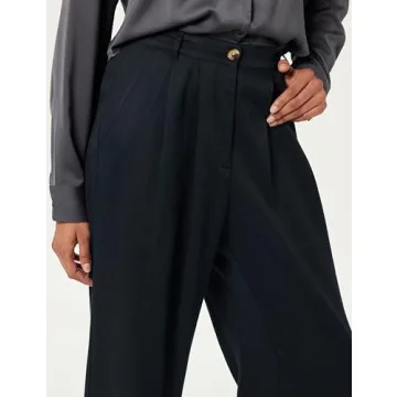 Amalia Relaxed Pleated Trousers - Style Meets Comfort