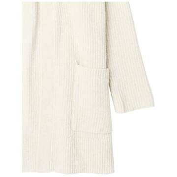 Goodthreads Women's Oversized Boucle Shaker Stitch Cardigan Sweater, Oatmeal Heather, Small