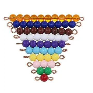 Montessori Math Bead Decanomial Box for Kids