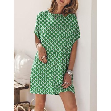 Buy ANRABESS Women’s Summer T-Shirt Dress Online 2024 Fashion