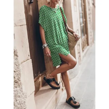 Buy ANRABESS Women’s Summer T-Shirt Dress Online 2024 Fashion