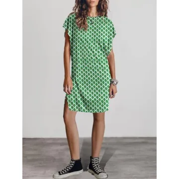 Buy ANRABESS Women’s Summer T-Shirt Dress Online 2024 Fashion