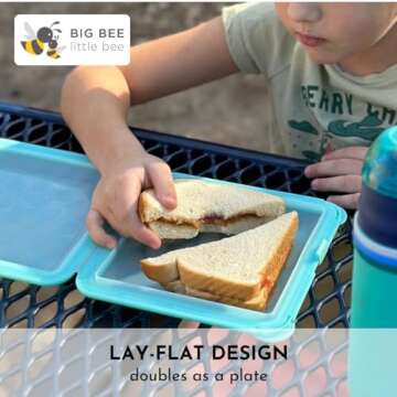 Big Bee SoftShell Silicone Food Storage Container - Eco-friendly Design