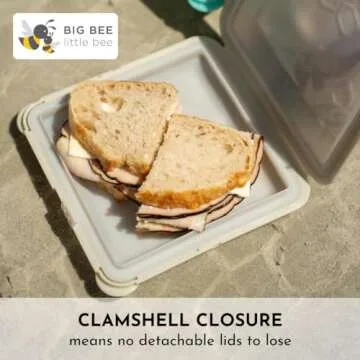 Big Bee SoftShell Silicone Food Storage Container - Eco-friendly Design