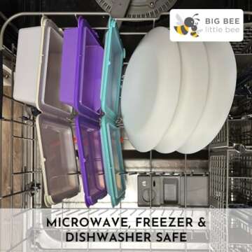 Big Bee SoftShell Silicone Food Storage Container - Eco-friendly Design