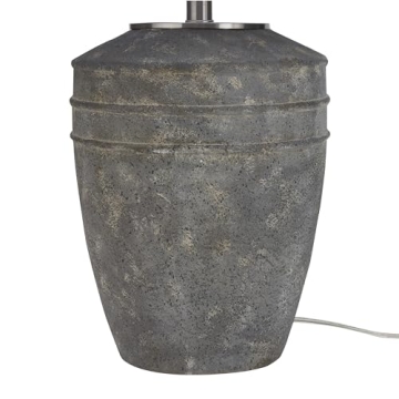 Nourison Rustic Brown Ceramic Table Lamp for Home Decor