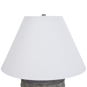 Nourison Rustic Brown Ceramic Table Lamp for Home Decor