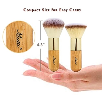 Matto Makeup Brush Set for Foundation & Powder Flawless Finish