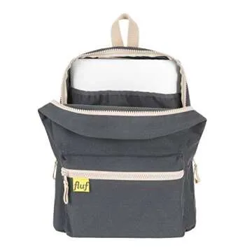 Stylish FLUF Black B Backpack for Everyday Use