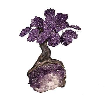Large Amethyst Clustered Gemstone Tree on Amethyst Matrix