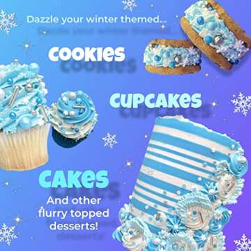 Frozen in Sugar Sprinkle Mix for Winter Celebrations