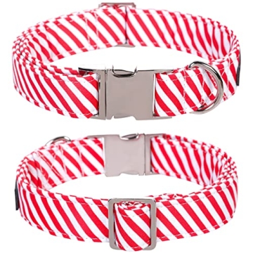 Lionet Paws Christmas Dog Collar with Bowtie for All Dogs