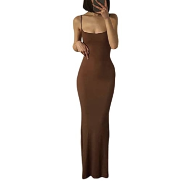 Sexy Hollow Out Maxi Dress Halter Neck Evening Party