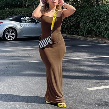 Sexy Hollow Out Maxi Dress Halter Neck Evening Party