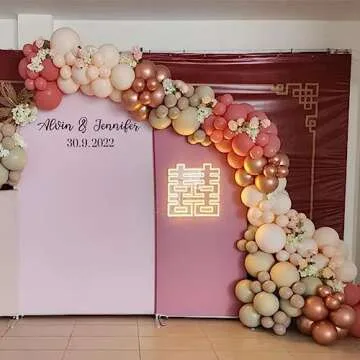 Boho Dusty Pink Balloon Garland Arch Kit for Parties