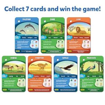 Skillmatics Card Game - Guess in 10 Animal Planet Splash, Educational Game, Gifts for Kids, Teens, Adults, Ages 6, 7, 8, 9 and Up, 2-6 Players