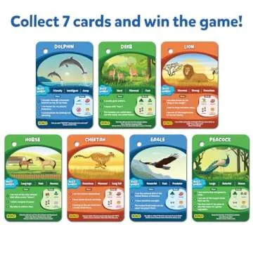 Skillmatics Card Game - Guess in 10 Animal Planet Splash, Educational Game, Gifts for Kids, Teens, Adults, Ages 6, 7, 8, 9 and Up, 2-6 Players