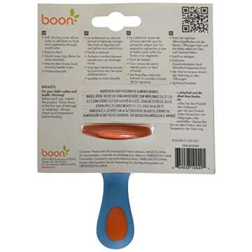 Boon Pulp Silicone Feeder, Blue/Orange