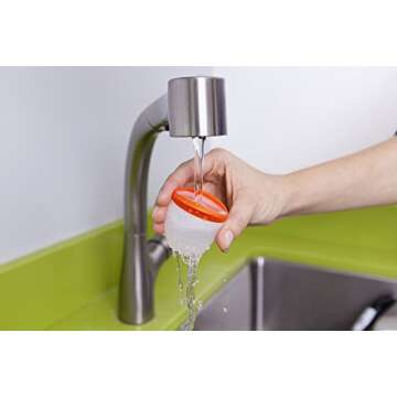 Boon Pulp Silicone Feeder, Blue/Orange