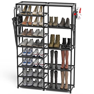 CSXGBAB Tall Garage Shoe Rack Large Capacity 24-35 Pairs