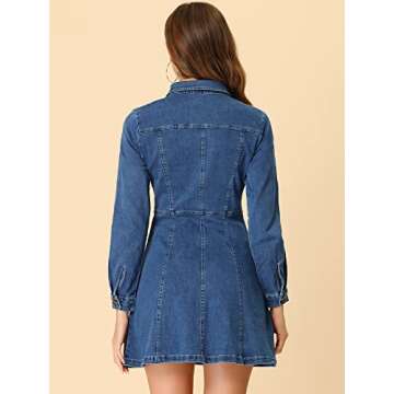 Stylish Allegra K Women's Denim Dress Perfect for Spring