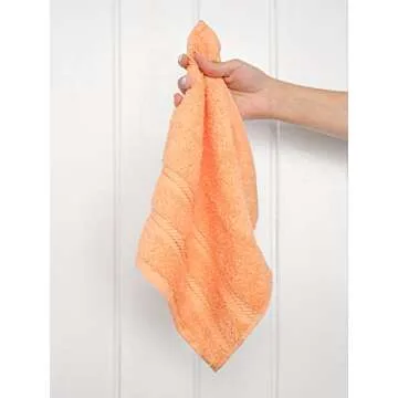 American Soft Linen Luxury Cotton Washcloth Set for Comfort