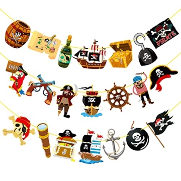 Exciting 2Pcs Pirate Party Banners for Memorable Gatherings