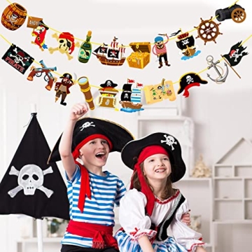 2Pcs Pirate Party Banner for Themed Celebrations