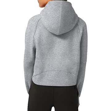 Soft Fleece Lined Half Zip Pullover for Women