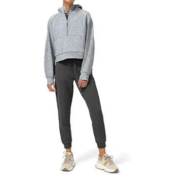 Soft Fleece Lined Half Zip Pullover for Women