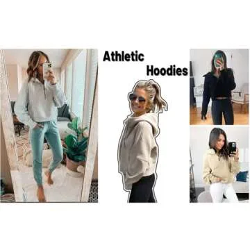 Soft Fleece Lined Half Zip Pullover for Women