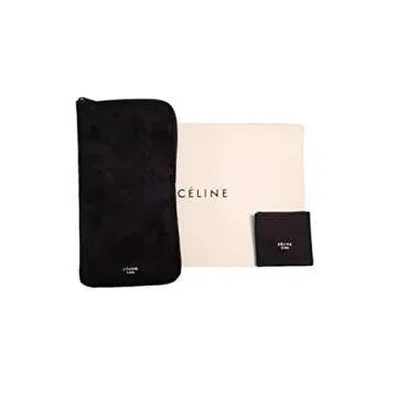 Celine Unisex Sunglasses CL41808 J5G Gold With Brown Lens Square 61mm Authentic