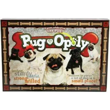Pug-opoly Board Game for Pug Lovers and Families