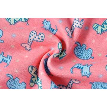 Baby Soft Cotton Panties Little Girls'Briefs Toddler Underwear (Pack of 6) 3/4T Multicolored