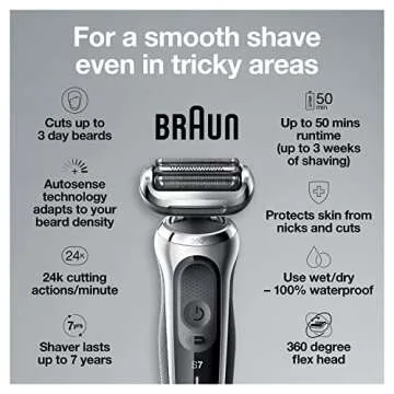 Braun Electric Razor for Men with Precision Trimmer