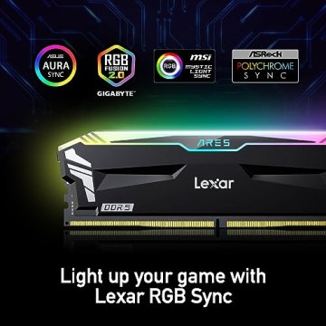 Lexar ARES RGB 32GB DDR5 RAM - 6400MT/s Desktop Memory