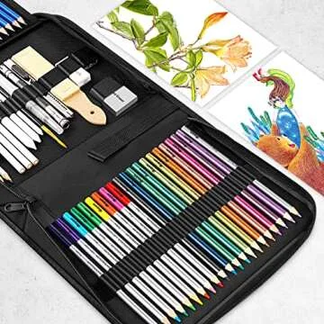 iBayam 18 Color Fineliner & 78-Pack Drawing Kit