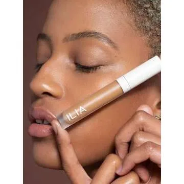 ILIA - True Skin Serum Concealer | Non-Comedogenic, Cruelty-Free, Vegan, Safe For Sensitive Skin, Reduces Appearance of Dark Circles + Blemishes (Mesquite SC6, 0.16 oz | 5 ml)