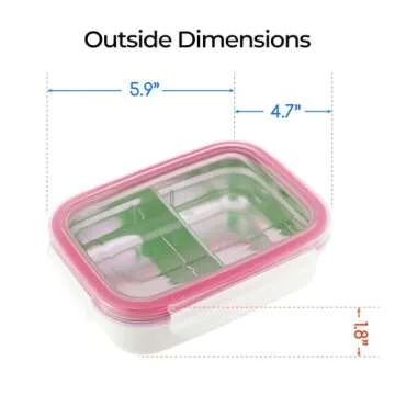 Innobaby Stainless Steel Divided Bento Box for Kids