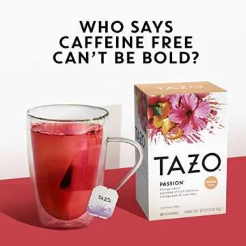TAZO Passion Herbal Tea - Caffeine-Free Delight