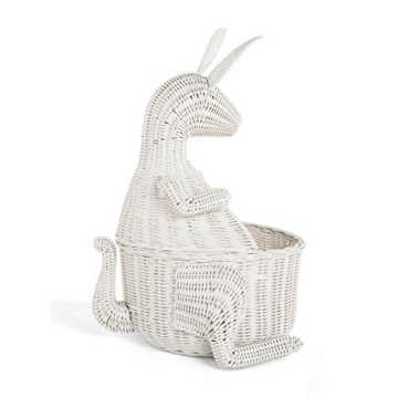 Kangaroo Wicker Storage Basket for Stylish Organization