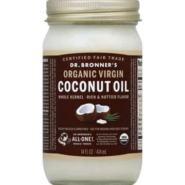 Dr. Bronner's Organic Virgin Coconut Oil for Cooking & Skincare