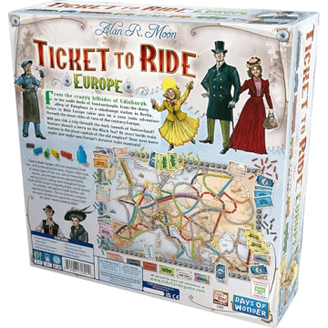 Ticket to Ride Europe Board Game - Fun Family Strategy Game