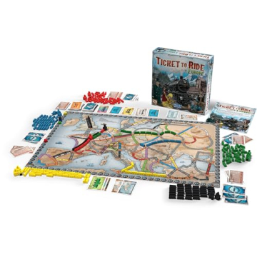 Ticket to Ride Europe Board Game - Fun Family Strategy Game