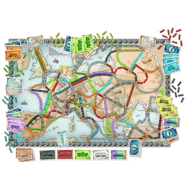 Ticket to Ride Europe Board Game - Fun Family Strategy Game