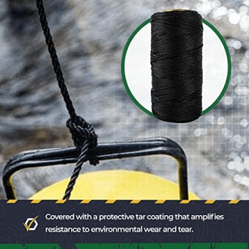 SGT KNOTS Tarred Twine - Versatile Nylon Utility Twine
