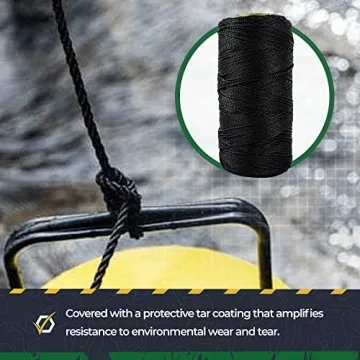 SGT KNOTS Tarred Twine - Versatile Nylon Utility Twine