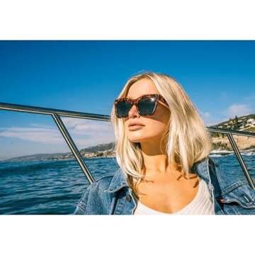 Stylish I-SEA Women's Sunglasses with Polarized Lenses
